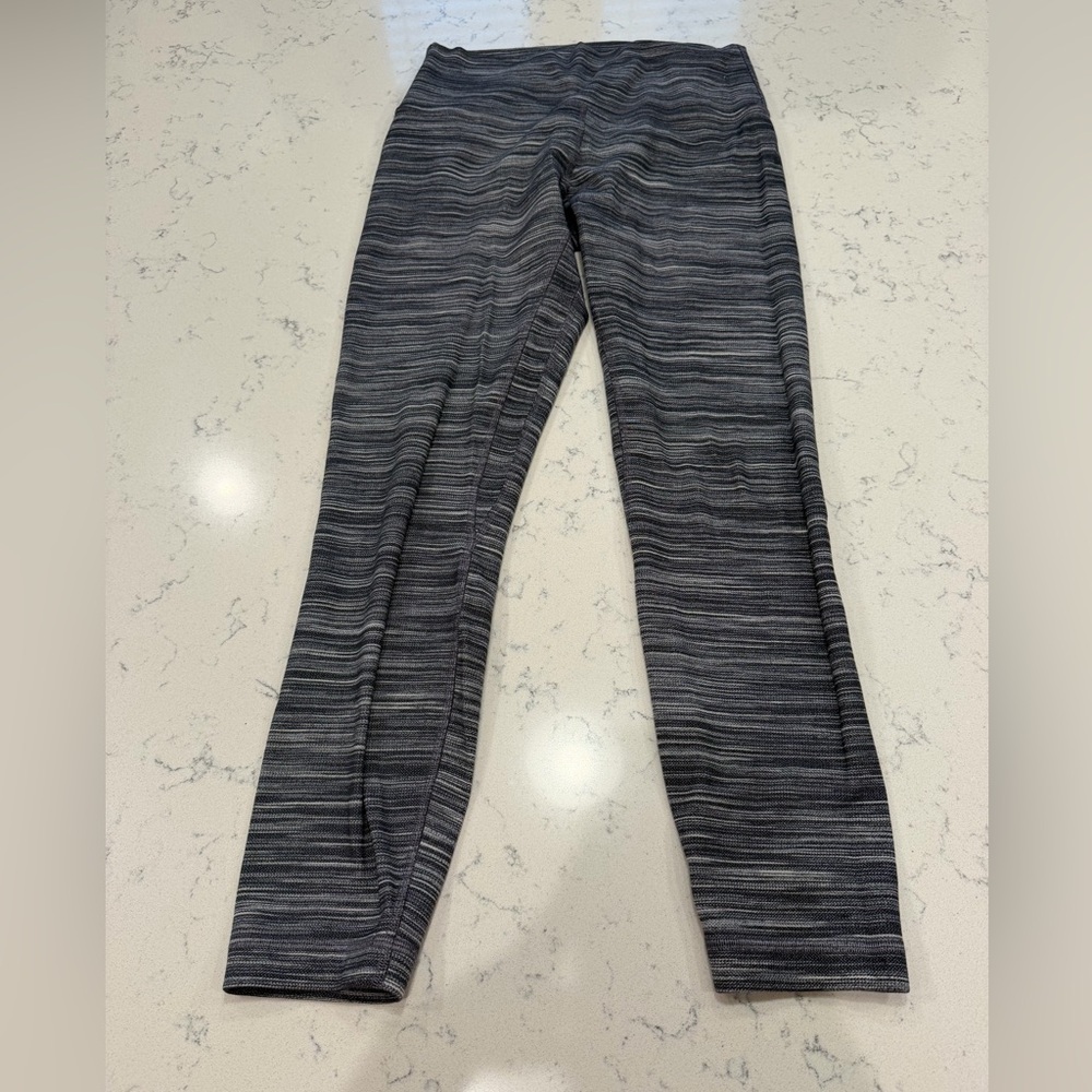 Lululemon Space Dye Herringbone Leggings, Size 8